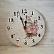 Order Clock with roses. Provence. Leksadekor (leksadekor). Livemaster. . Watch Фото №3