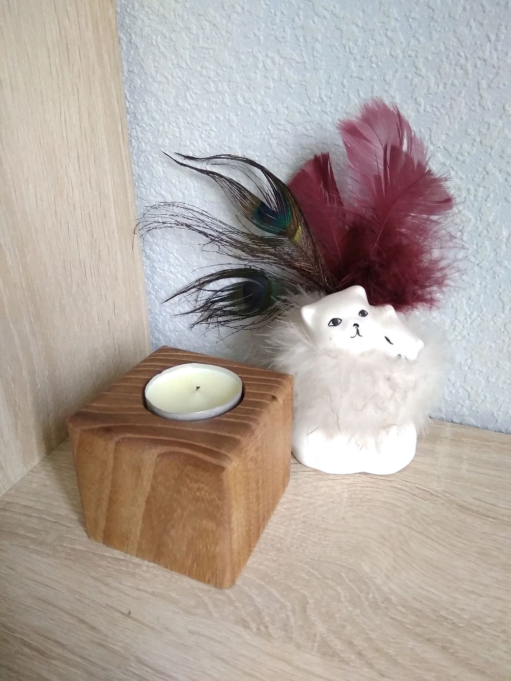 Aroma candle in a candle holder Oak, Candles, Moscow,  Фото №1