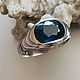 Vedic silver ring with Blue Sapphire (3,89 ct)handmade. Rings. Bauroom - vedic jewelry & gemstones (bauroom). My Livemaster. Фото №5