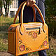 Women's casual leather bag. Classic Bag. Finist (tisneniekozhi). My Livemaster. Фото №4
