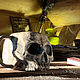 Skull mug (with firing effect) Skull Ceramic Mug. Mugs and cups. MugCo | Kruzhki iz keramiki. Ярмарка Мастеров.  Фото №5