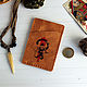 Leather cardholder 'Bushido', Business card holders, Murmansk,  Фото №1