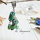 Подвеска лампворк с ключами. Подвеска. Катерина   Ik - lampwork. Интернет-магазин Ярмарка Мастеров.  Фото №2