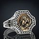 Заказать Кольцо "Матерь Божья" из золота 585 с бриллиантами. FANTASY JEWELS. Ярмарка Мастеров. . Кольца Фото №3
