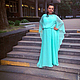 Long dress made of chiffon 'Tiffany Color'. Dresses. Lana Kmekich (lanakmekich). Online shopping on My Livemaster.  Фото №2