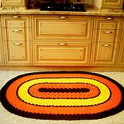 Для дома и интерьера handmade. Livemaster - original item Oval rug handmade Autumn whim. Handmade.