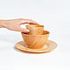 Набор деревянной детской посуды из кедра TN61. Детская посуда. ART OF SIBERIA. Ярмарка Мастеров.  Фото №5