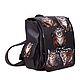 Order Women's backpack 'Angry cats'. Pelle Volare. Livemaster. . Backpacks Фото №3
