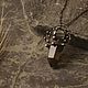 Order Dark smoky quartz crystal pendant (p-015). #Ofel_way. Livemaster. . Pendants Фото №3