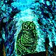 Светящаяся картина «Лесной стражник». Картины. CosmoDreamArt. Ярмарка Мастеров.  Фото №5
