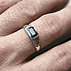 Ring with non-heated IF Blue Sapphire, 925 silver handmade. Rings. Bauroom - vedic jewelry & gemstones (bauroom). My Livemaster. Фото №5
