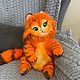 Заказать Игрушка Кот Гарфилд ручной работы. Олеся Швецова/ Shvetsovacreatures  (Smalltoy). Ярмарка Мастеров. . Мишки Тедди Фото №3