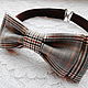 Checkered Bow Tie Italian Fabric. Ties. nadinbant (Nadinbant). Online shopping on My Livemaster.  Фото №2