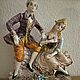 Винтаж: Большая шикарная статуэтка CAPODIMONTE-КАПОДИМОНТЕ, Италия 60г, Статуэтки винтажные, Оффенбург,  Фото №1