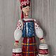 Muñeca-campana en el atuendo de la provincia de Smolensk. Bells. Painting, Gifts & Crafts, Souvenirs. Интернет-магазин Ярмарка Мастеров.  Фото №2