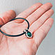 Серебряная подвеска с зеленым агатом. Подвеска. ОКО JEWELRY/Серебро Татьяны Щаповой. Ярмарка Мастеров.  Фото №4