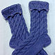 Носочки вязаные "Для принцесс :-))" (Стразы). Носки. Nataliy Sh-knitting. Интернет-магазин Ярмарка Мастеров.  Фото №2