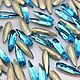 AU-254 Raindrop 4331 15x4 mm Dark Aquamarine 1 шт Aurora, Кристаллы, Нижний Новгород,  Фото №1