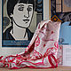 Шелковый платок с ручным подшивом "Перед Весной", Платки, Москва,  Фото №1