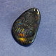 Cat Bayun-pendant with author's painting on black agate. Pendant. lacquer miniature. My Livemaster. Фото №6