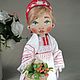 Текстильная кукла в славянском стиле. Интерьерная кукла. OlSa | Текстильные куклы от 
Ольги. Ярмарка Мастеров.  Фото №4