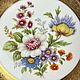 Заказать Винтаж: Тарелка Фарфоровая с ручной подрисовкой Limoges Франция винтаж. Vintage Shop. Ярмарка Мастеров. . Тарелки декоративные винтажные Фото №3