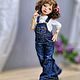 Авторская шарнирная кукла Никуша. Шарнирная кукла. Светлана Соколова Finist Doll. Ярмарка Мастеров.  Фото №9