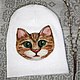 Войлочный кот. Валяный кот. Кот хипстер. Шапка с котом. Кот в очках. Шапки. Микитенко Юлия (Bohema). Ярмарка Мастеров.  Фото №5