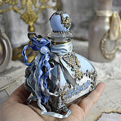Для дома и интерьера handmade. Livemaster - original item Bottle for perfume, oils BLUE. Handmade.
