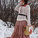 Long skirt 'Terracotta'. Skirts. Jahlighta (Jahlighta). Online shopping on My Livemaster.  Фото №2