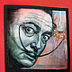 Футболка с рисунком  "Salvador Dali". Футболки. Майя Шорохова (РОСПИСЬ ОДЕЖДЫ). Интернет-магазин Ярмарка Мастеров.  Фото №2