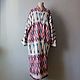Uzbek cotton robe made of ikat. Boho coat, caftan. CH018. Robes. businka34. Online shopping on My Livemaster.  Фото №2