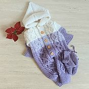 knitted cardigan for baby 