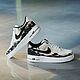 Кроссовки белые Nike Air Force 1 унисекс, кастом ручная роспись япония. Кроссовки. Olgavolgoart. Роспись одежды и обуви. Кастом. Ярмарка Мастеров.  Фото №8