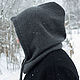 Unisex Knitted Merino/Cashmere/Alpaca Hood, Hood, Balahna,  Фото №1