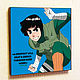 Picture Poster Rock Lee Anime 'Naruto' in the style of Pop Art, Pictures, Moscow,  Фото №1