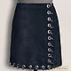 Uma trapeze skirt made of genuine leather/suede (any color), Skirts, Podolsk,  Фото №1