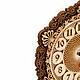 Wooden clock small round 'Openwork' D19. Art.40016. Watch. SiberianBirchBark. Online shopping on My Livemaster.  Фото №2