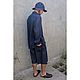 Костюм мужской из конопляного денима Hemp Denim Oversized Suit Blue. Костюм мужской. VÄN Studio. Ярмарка Мастеров.  Фото №5