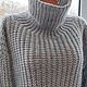  вязаный женский свитер с высоким воротом. Свитеры. Sweater Star Вязание на заказ.. Интернет-магазин Ярмарка Мастеров.  Фото №2