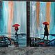 Oil painting. Rain in the city. Pictures. Verana-art. Online shopping on My Livemaster.  Фото №2
