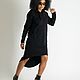 Платье-толстовка с капюшоном- DR0880W3. Туники. EUG FASHION. Ярмарка Мастеров.  Фото №5