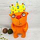 The Cat of Omnipotence. Red cat toy by Vasya Lozhkin. Stuffed Toys. Dingus! Funny cats and other toys. My Livemaster. Фото №5