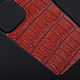 Чехол на любую модель iPhone из кожи крокодила IMA8002OB. Чехол. CrocShop товары из экзотической кожи. Ярмарка Мастеров.  Фото №6