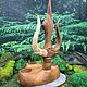 Подсвечники алтарные с аметистом. Деревья соно/тик/вару. Подсвечники. Shamanic-staff. Ярмарка Мастеров.  Фото №12