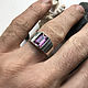 Silver ring with purple Tourmaline 3,43 ct Rubellite handmade. Rings. Bauroom - vedic jewelry & gemstones (bauroom). My Livemaster. Фото №6