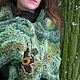 Order Shawl crochet 'Mysterious forest '. fishnet friform. asmik (asmik). Livemaster. . Shawls Фото №3