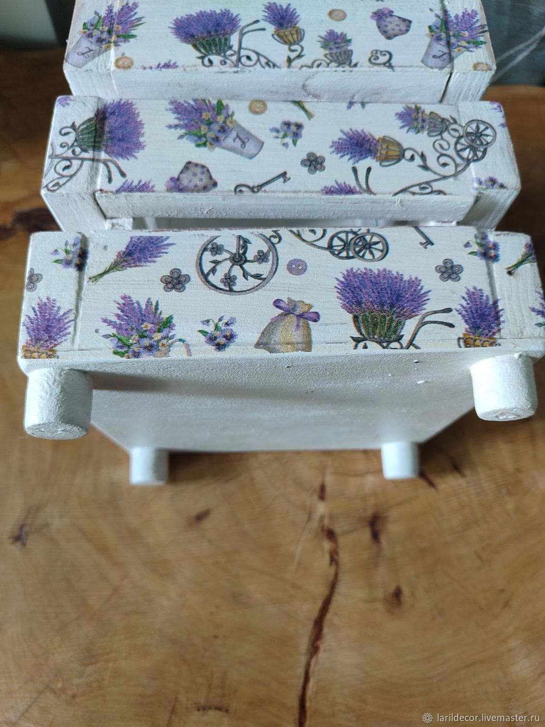 Кашпо: Кашпо лавандовое -реечный ящик для цветов купить в интернет ...