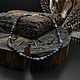 Чокер мужской бусы апатит, лазурит, шунгит, лава чёрный. Чокер. LuxingDetails-2 (Светлана). Интернет-магазин Ярмарка Мастеров.  Фото №2