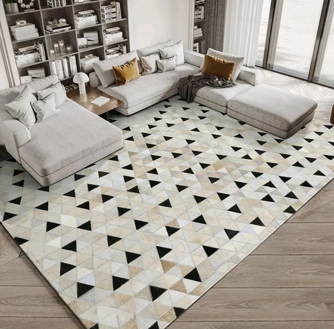 Ковёр из коровьих шкур Luxury Patchwork в интернет-магазине Ярмарка ...